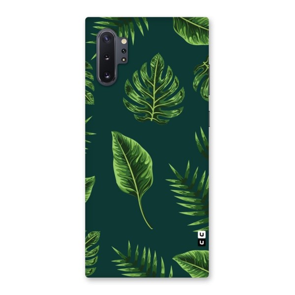 Green Leafs Back Case for Galaxy Note 10 Plus