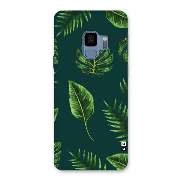 Green Leafs Back Case for Galaxy S9