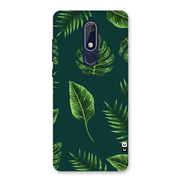 Green Leafs Back Case for Nokia 5.1