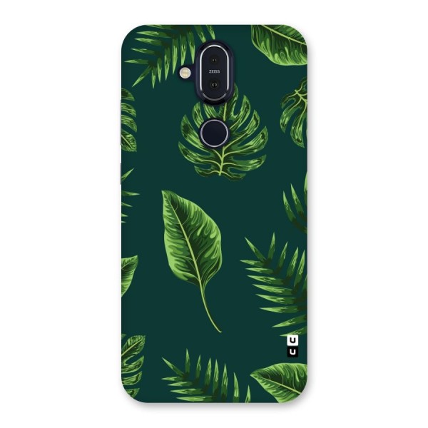 Green Leafs Back Case for Nokia 8.1