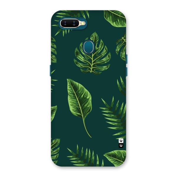 Green Leafs Back Case for Oppo A12