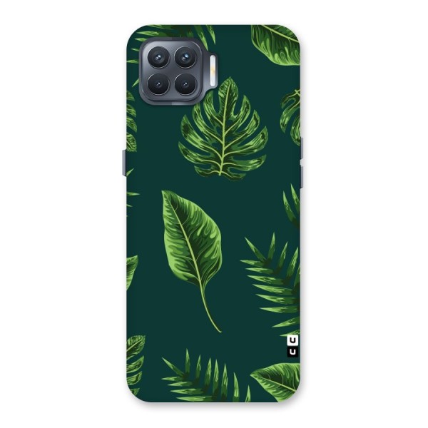 Green Leafs Back Case for Oppo F17 Pro