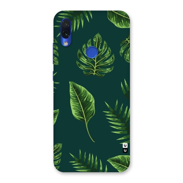 Green Leafs Back Case for Redmi Note 7