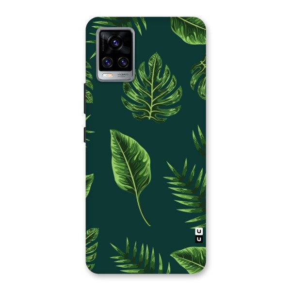 Green Leafs Back Case for Vivo V20 Pro