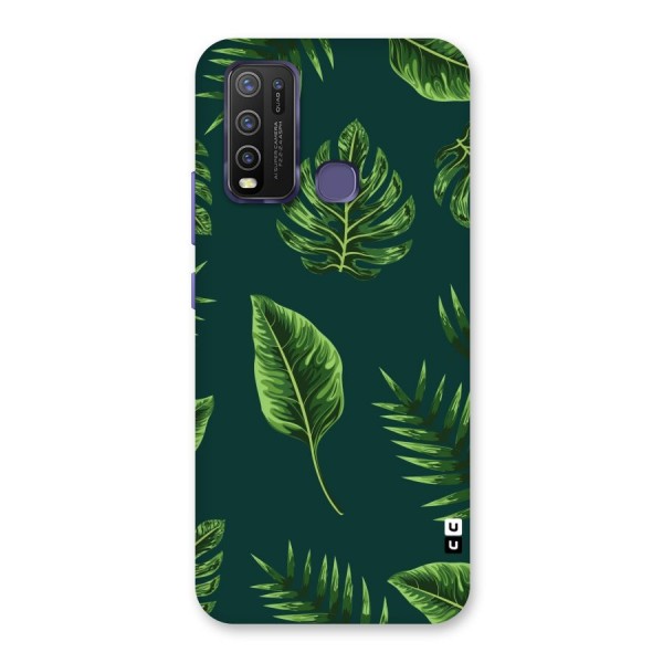 Green Leafs Back Case for Vivo Y30