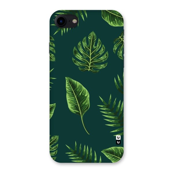 Green Leafs Back Case for iPhone SE 2020