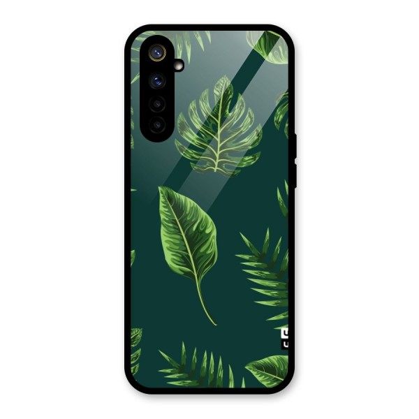 Green Leafs Glass Back Case for Realme 6