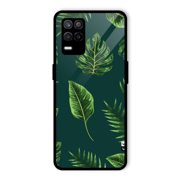 Green Leafs Glass Back Case for Realme 9 5G