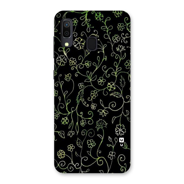 Green Leaves Back Case for Galaxy A20