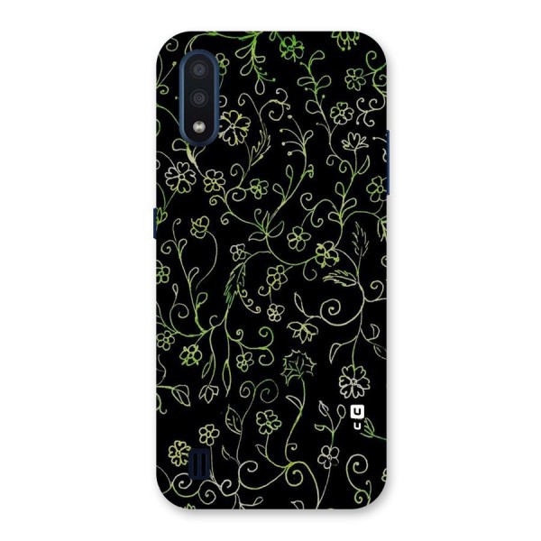 Green Leaves Back Case for Galaxy M01