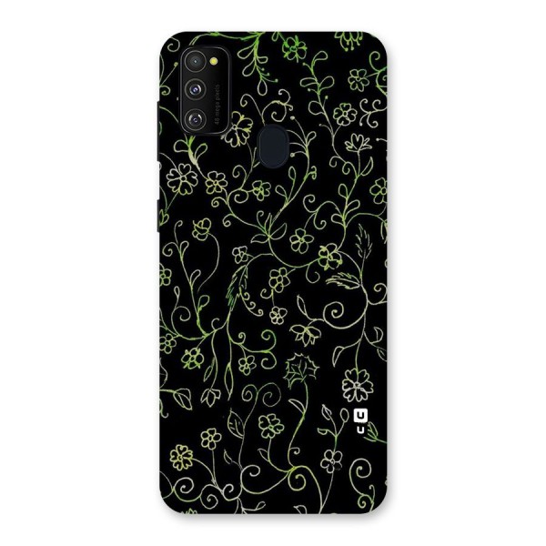 Green Leaves Back Case for Galaxy M21