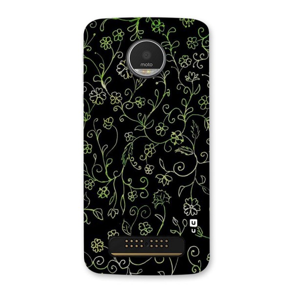 Green Leaves Back Case for Moto Z Play