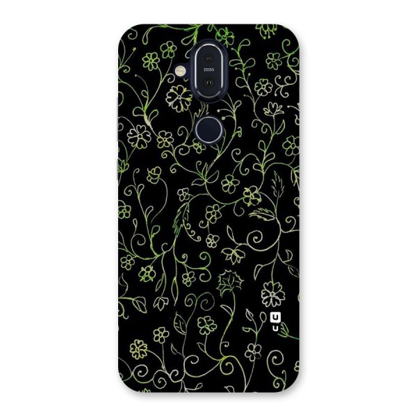 Green Leaves Back Case for Nokia 8.1