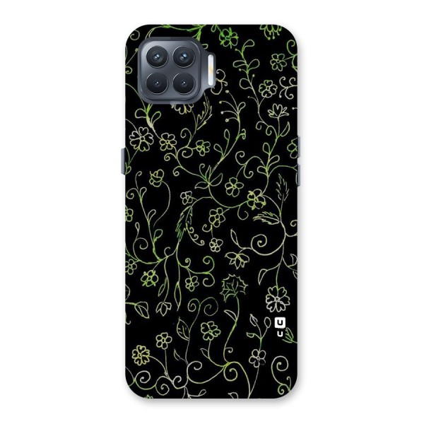 Green Leaves Back Case for Oppo F17 Pro