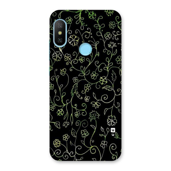 Green Leaves Back Case for Redmi 6 Pro