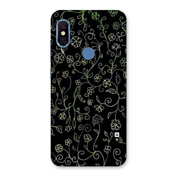 Green Leaves Back Case for Redmi Note 6 Pro