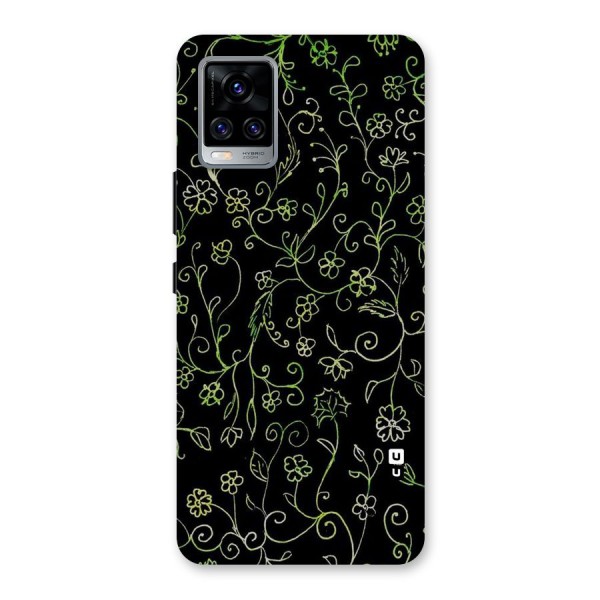 Green Leaves Back Case for Vivo V20 Pro