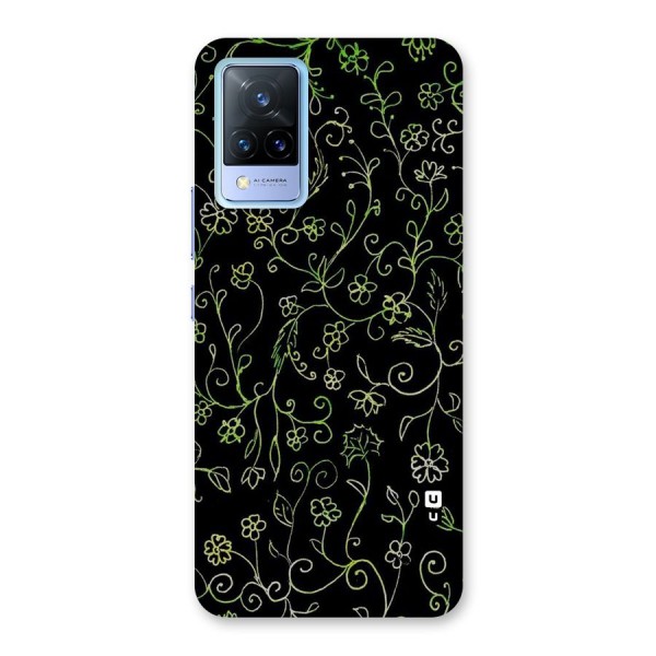 Green Leaves Back Case for Vivo V21 5G