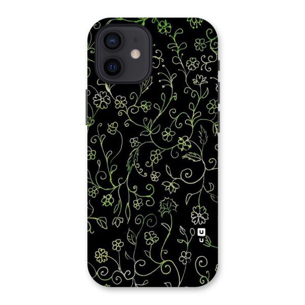 Green Leaves Back Case for iPhone 12