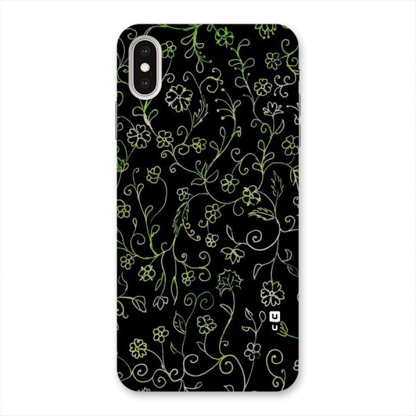 Green Leaves Back Case for iPhone XS Max