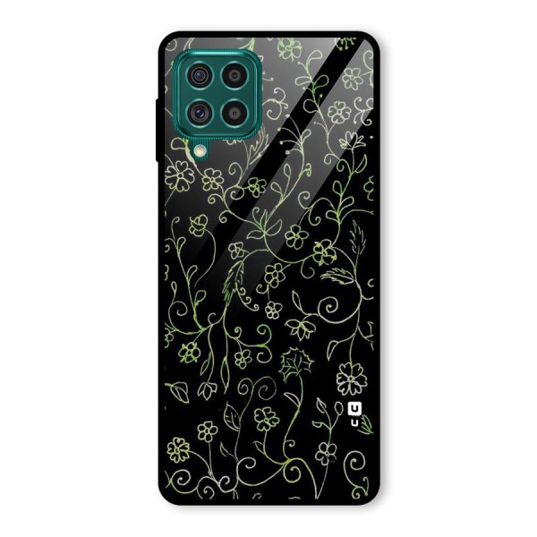 Green Leaves Glass Back Case for Galaxy F62