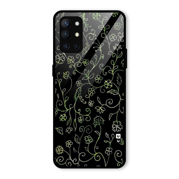 Green Leaves Glass Back Case for OnePlus 9R