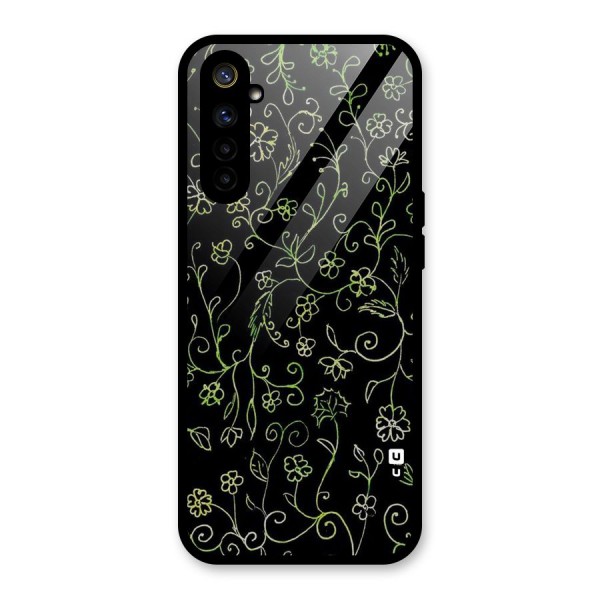 Green Leaves Glass Back Case for Realme 6