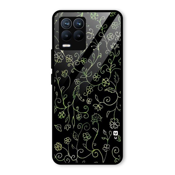 Green Leaves Glass Back Case for Realme 8 Pro