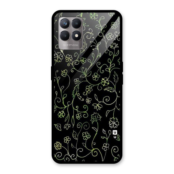 Green Leaves Glass Back Case for Realme 8i