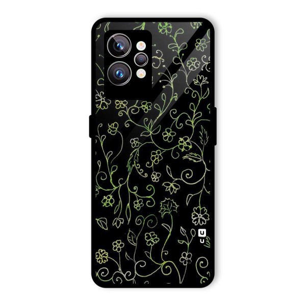 Green Leaves Glass Back Case for Realme GT2 Pro