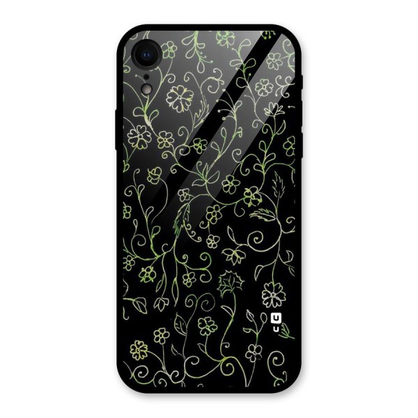 Green Leaves Glass Back Case for XR