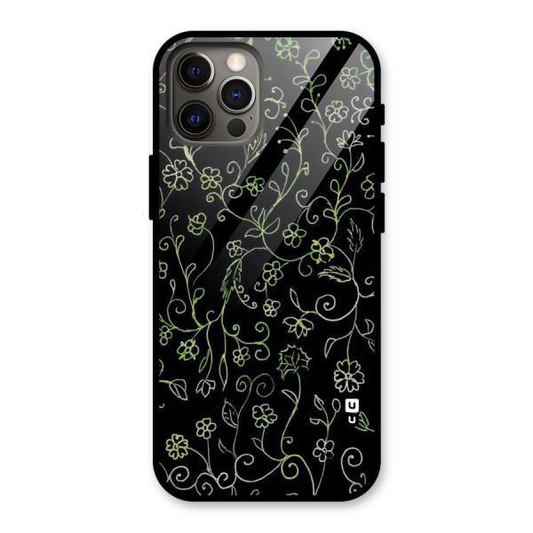 Green Leaves Glass Back Case for iPhone 12 Pro