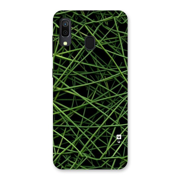 Green Lines Back Case for Galaxy A20