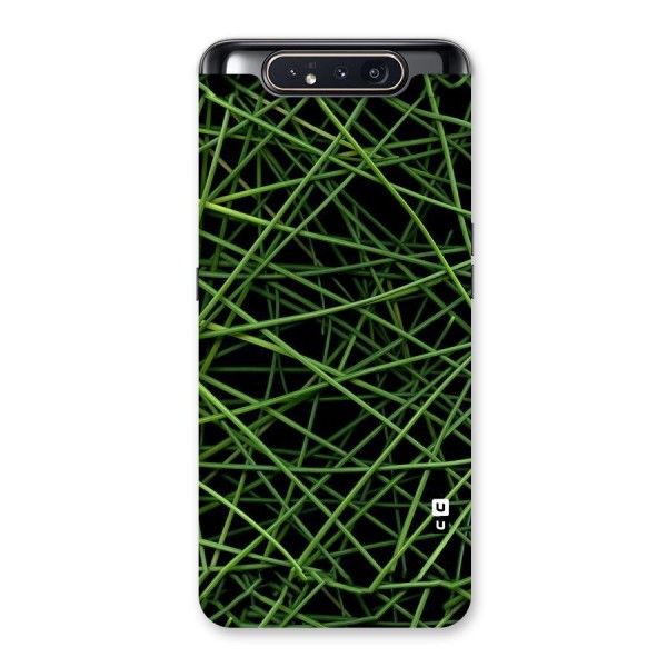 Green Lines Back Case for Galaxy A80