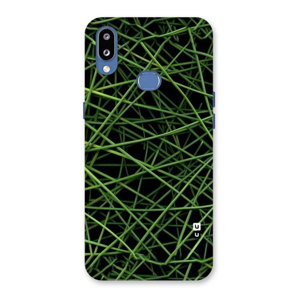 Green Lines Back Case for Galaxy M01s