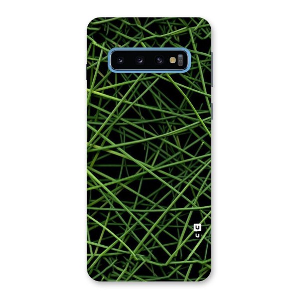 Green Lines Back Case for Galaxy S10