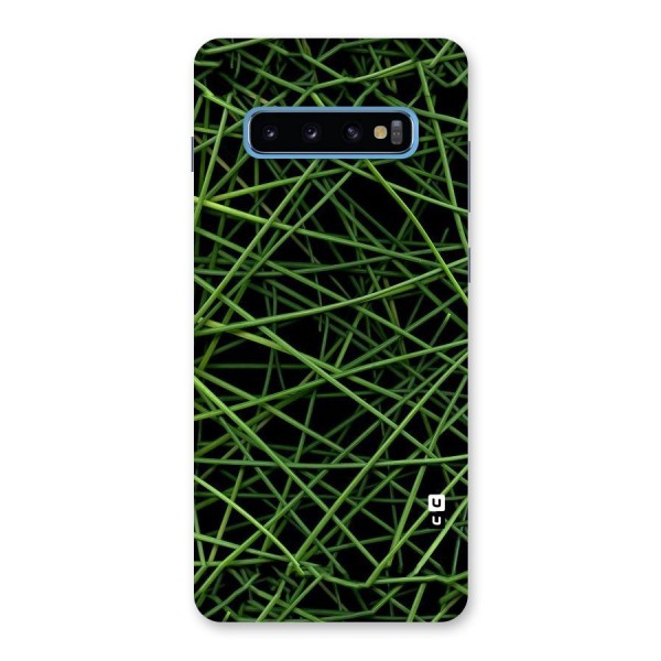 Green Lines Back Case for Galaxy S10 Plus