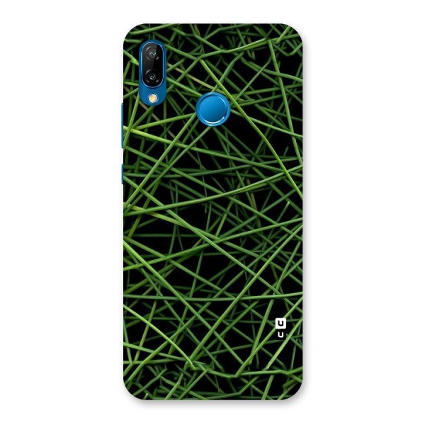 Green Lines Back Case for Huawei P20 Lite