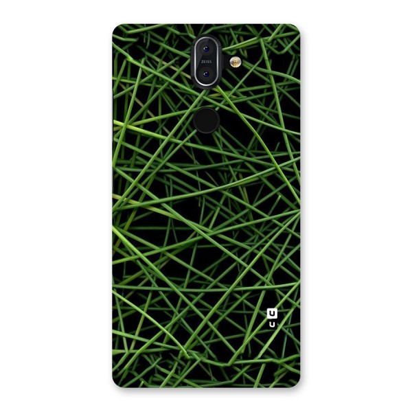 Green Lines Back Case for Nokia 8 Sirocco