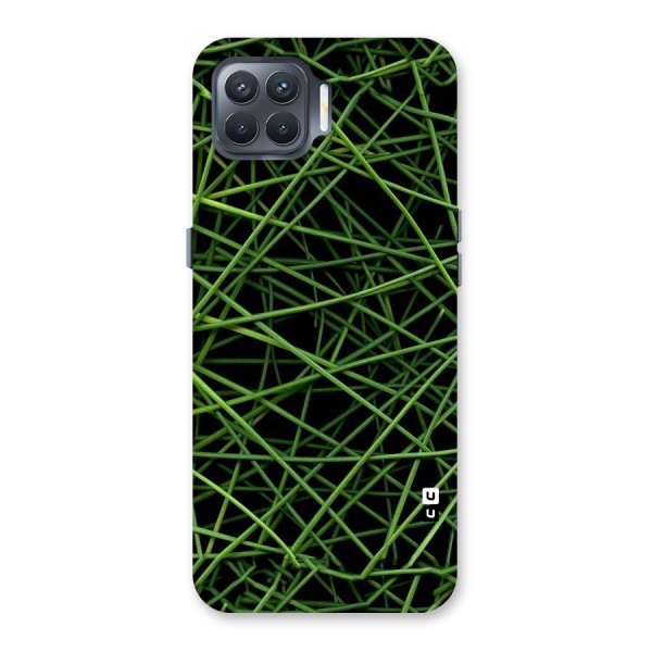 Green Lines Back Case for Oppo F17 Pro