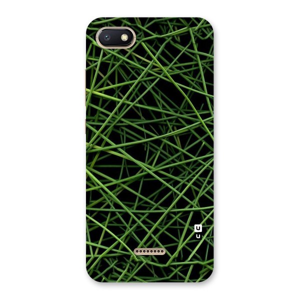 Green Lines Back Case for Redmi 6A