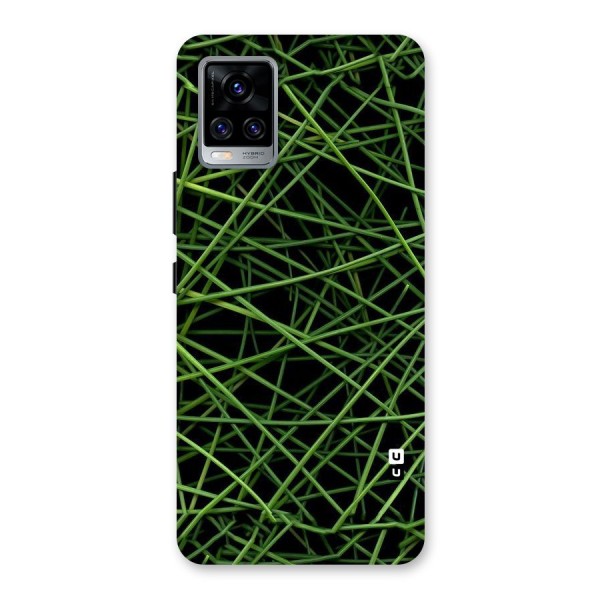 Green Lines Back Case for Vivo V20 Pro