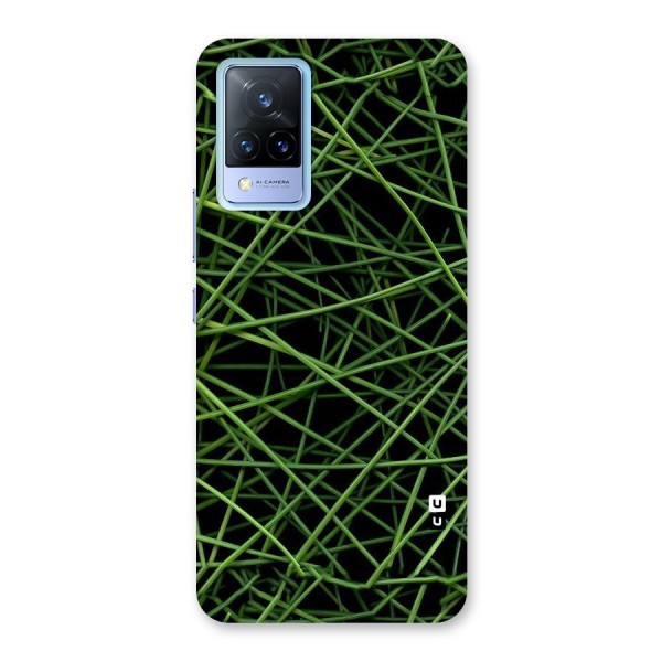 Green Lines Back Case for Vivo V21 5G