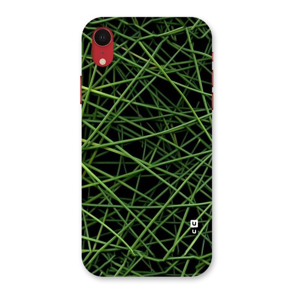 Green Lines Back Case for iPhone XR