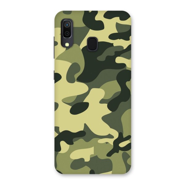 Green Military Pattern Back Case for Galaxy A20