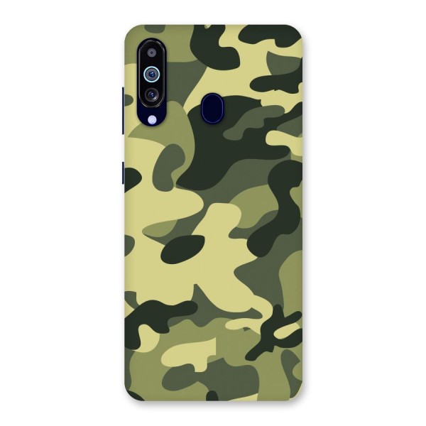 Green Military Pattern Back Case for Galaxy A60