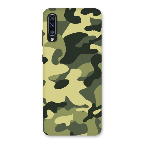 Green Military Pattern Back Case for Galaxy A70