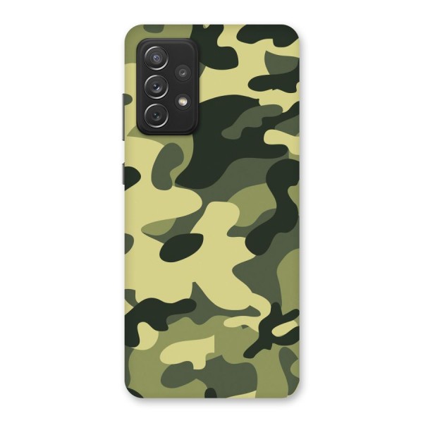 Green Military Pattern Back Case for Galaxy A72