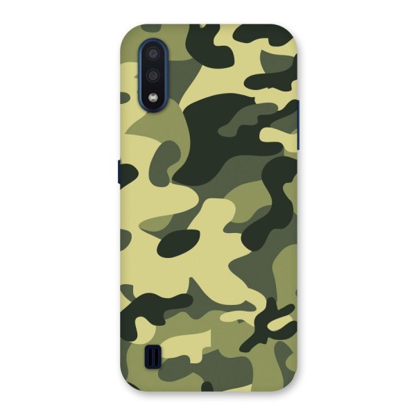 Green Military Pattern Back Case for Galaxy M01