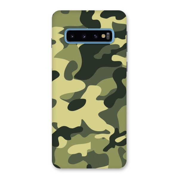 Green Military Pattern Back Case for Galaxy S10